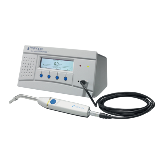 Inficon Sensistor ISH2000 Instrucción De Servicio