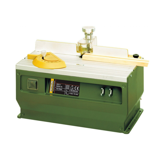 Proxxon MP 400 Manual De Instrucciones