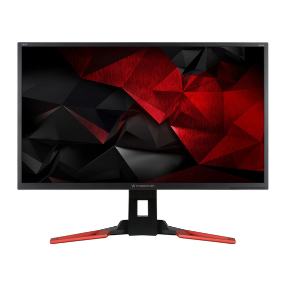 Acer Predator XB321HK Manuales