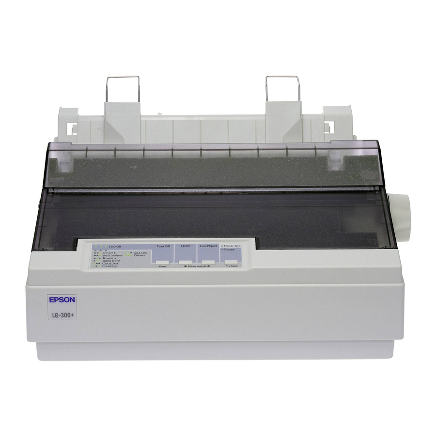Epson LQ-300+ Manual Del Usuario