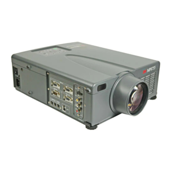 3M MP8755 Manual Del Usuario