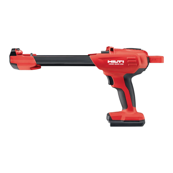Hilti NURON HDE 500-22 Manual De Instrucciones
