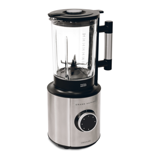 cecotec GRAND KATANA 18 TOTAL DESTROY W Manual De Instrucciones