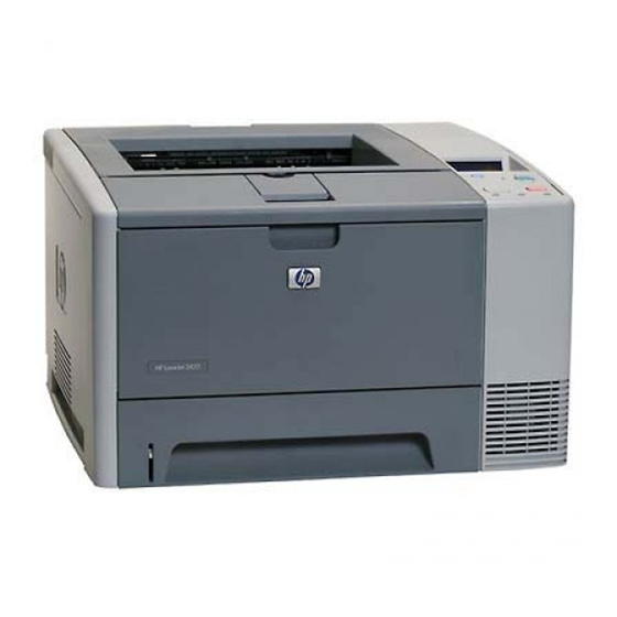 HP LaserJet 2400 Serie Guia Del Usuario