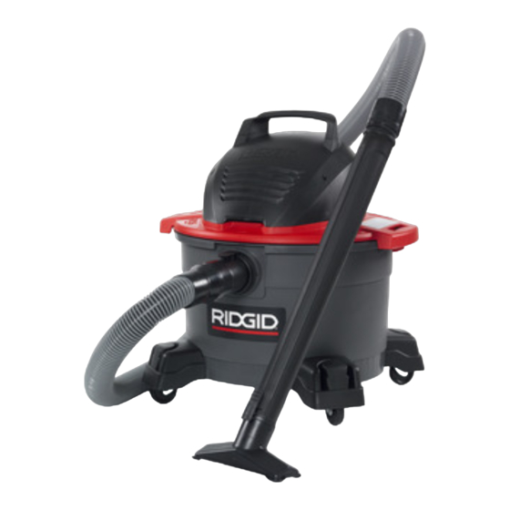 RIDGID 6000RV0 Manuales