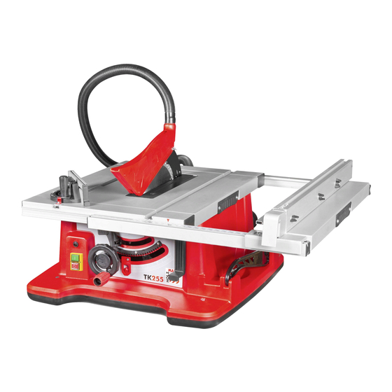 HOLZMANN MASCHINEN TK255 Instrucciones De Servicio