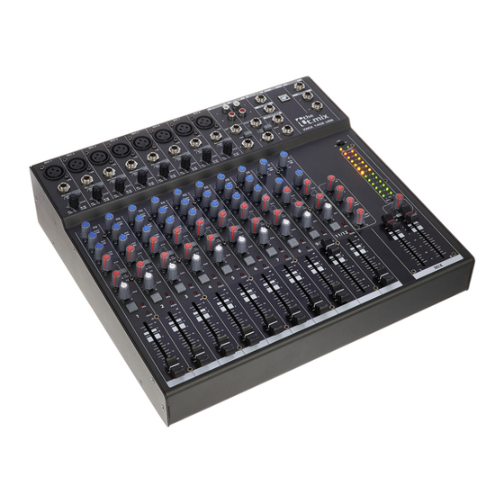 thomann the t.mix xmix 1402 FXMP USB Manual De Instrucciones