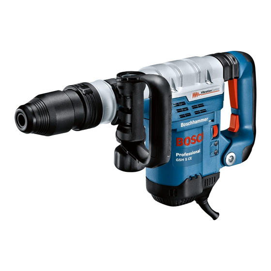 Bosch Professional GSH 5 CE Manual Original