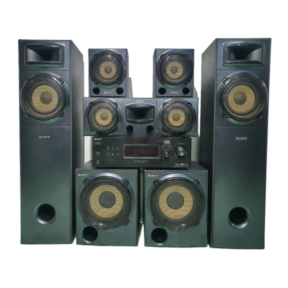 Sony HT-DDW3000 Manual De Instrucciones