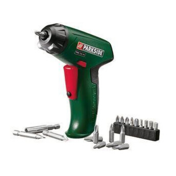 Parkside PAS 3.6 A1 Instrucciones De Utilización Y De Seguridad