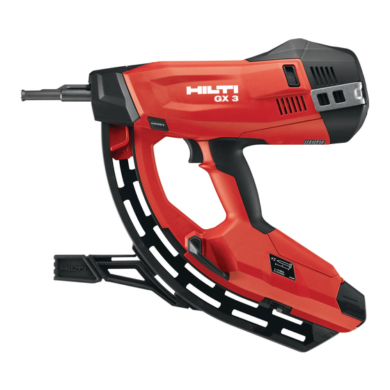 Hilti GX 3 Manual De Instrucciones