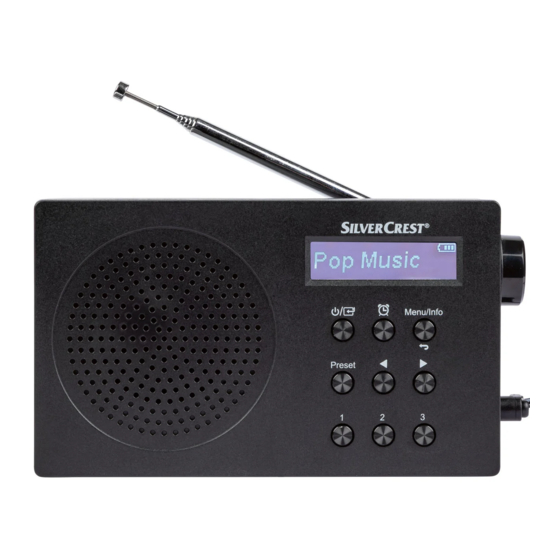 Silvercrest SDR 15 A3 Guía Breve