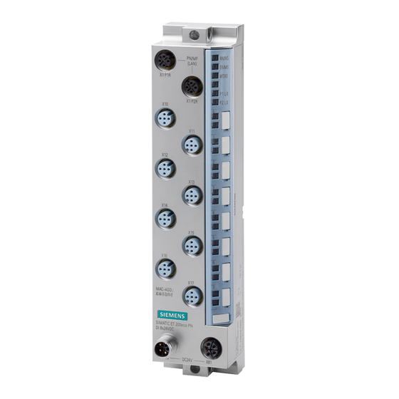 Siemens SIMATIC ET 200eco PN M12-L Manual De Sistema