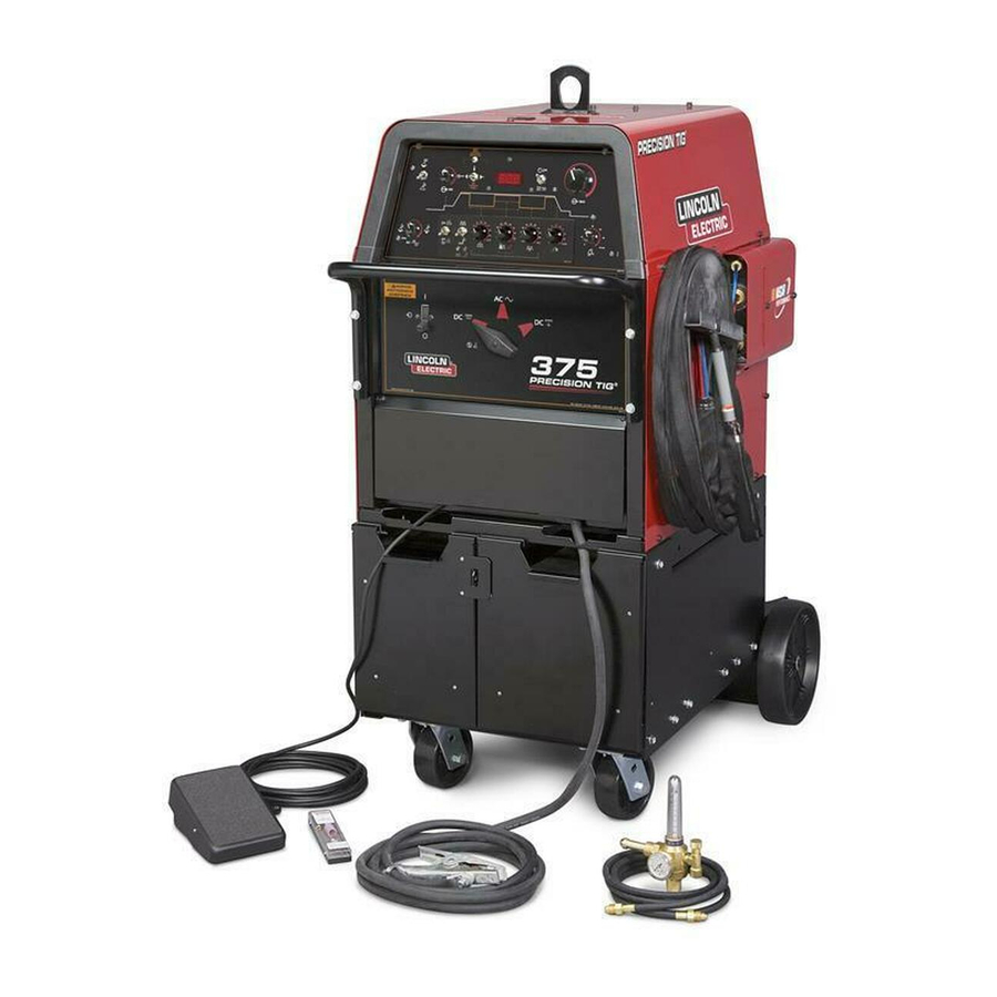 Lincoln Electric PRECISION TIG 375 Manual Del Operador