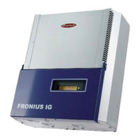 Fronius IG Instrucciones De Instalación