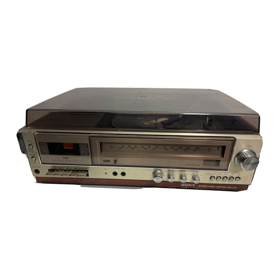 Sony HMK-229 Manual De Instrucciones