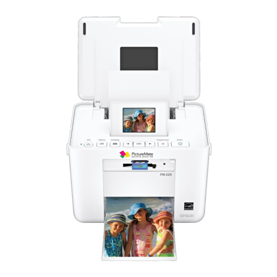 Epson PictureMate Charm PM 225 Manual Del Usuario