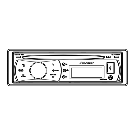 Pioneer DEH-P7200HD Manual De Instrucciones