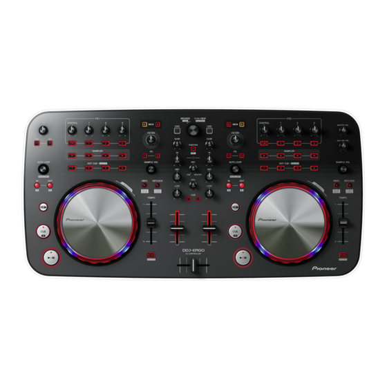 Pioneer DDJ-ERGO-V Manual De Instrucciones