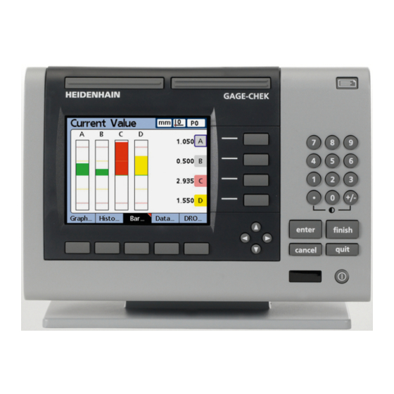 HEIDENHAIN ND 2100G GAGE-CHEK Modo De Empleo