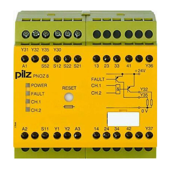 Pilz PNOZ 8 Manuales