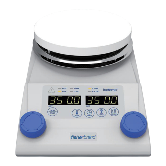 Fisherbrand Isotemp RT Serie Manual De Operación