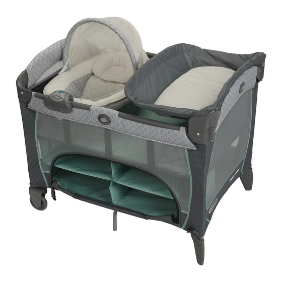 Graco Pack 'n Play Newborn Seat with Soothe Surround Technology Playard Manuales