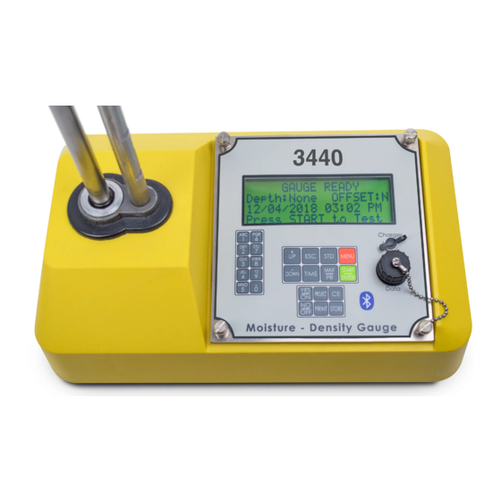 TROXLER ROADREADER 3440 MANUAL DE FUNCIONAMIENTO E INSTRUCCIONES