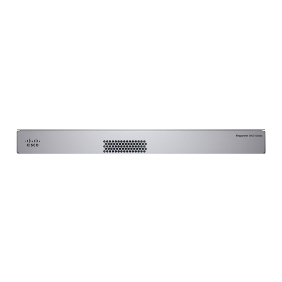 Cisco Firepower 1100 Serie Guía De Instalación De Hardware