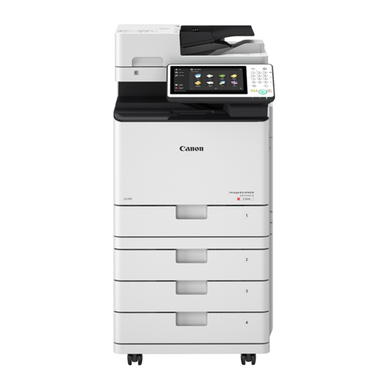 Canon imageRUNNER ADVANCE C355iF Manual Del Usuario