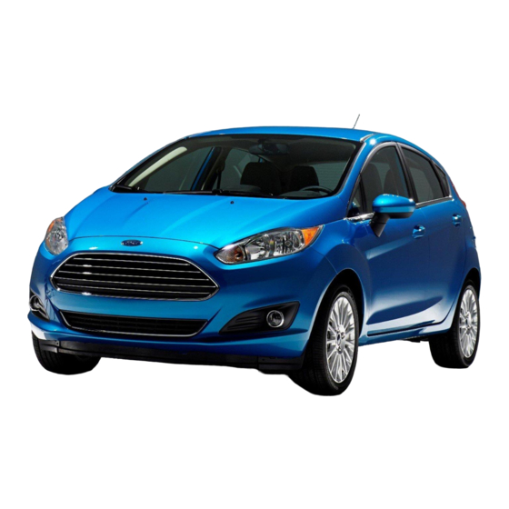 Ford FIESTA 2014 Manual Del Conductor