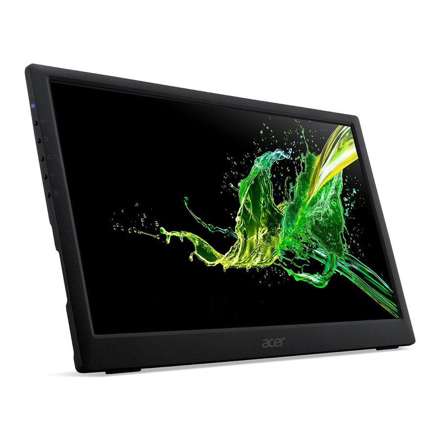 Acer PM161Q Manual De Usuario