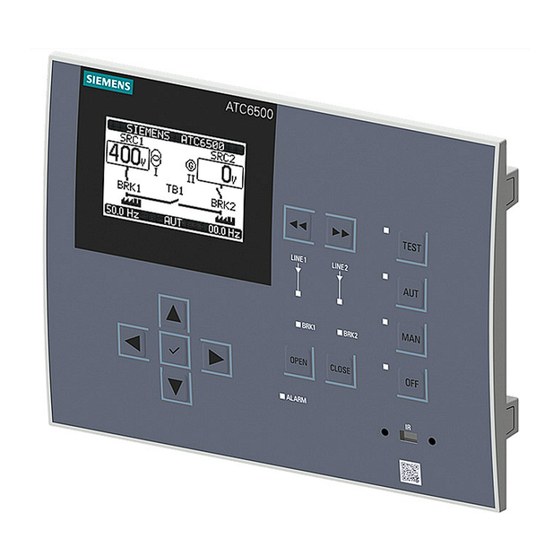 Siemens 3KC ATC6500 Instructivo