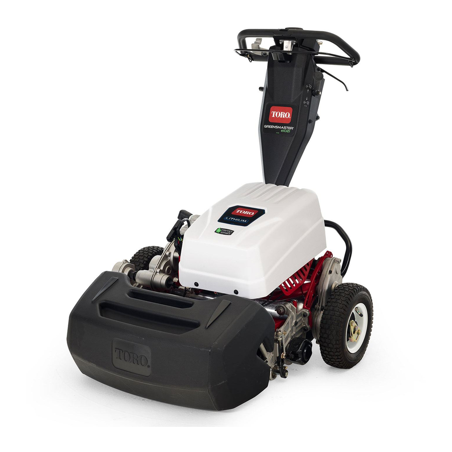 Toro Greensmaster e1021 Manual Del Operador