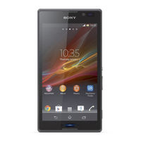 Sony Xperia C Serie Guia Del Usuario