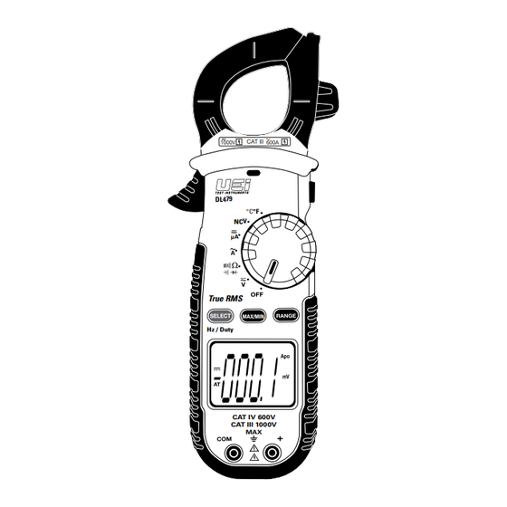 UEi Test Instruments DL479 Manual De Instrucciones