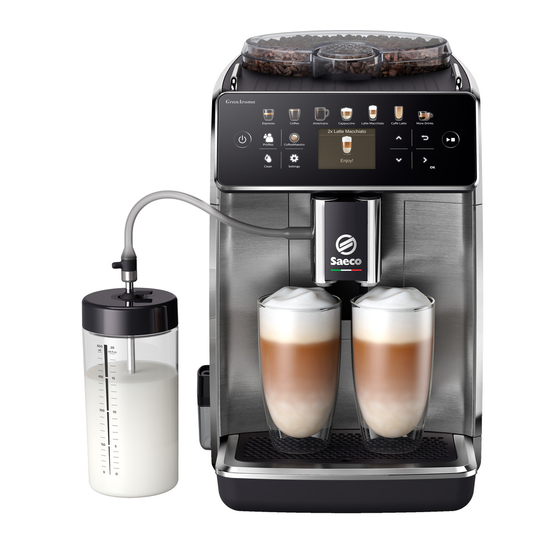 Saeco GranAroma SM6585 Manual Del Usuario