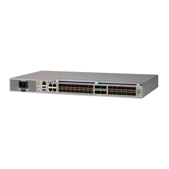 Cisco NCS 540 Manuales