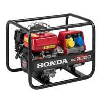 Honda Power Equipment ECT7000 Manual De Instrucciones