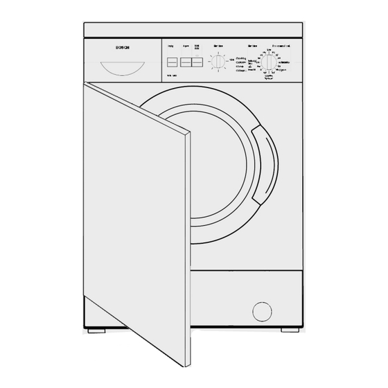 Bosch WFH206D Instrucciones De Uso Y De Instalacion
