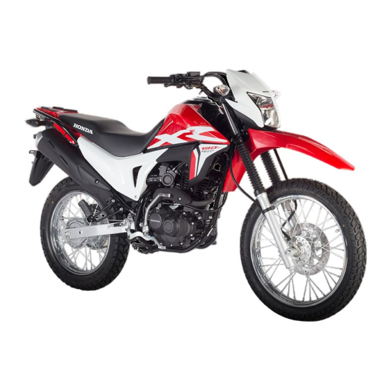 Honda XR190L Manual Del Propietário