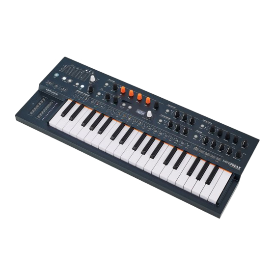 Arturia MINIFREAK Manual Del Usuario