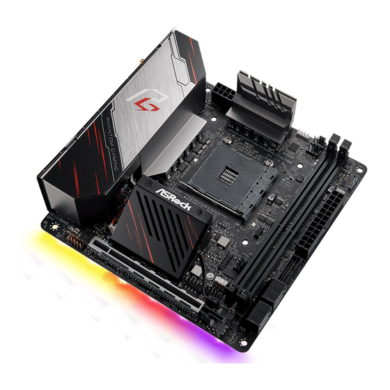 ASROCK X570 Phantom Gaming-ITX/TB3 Manual De Instrucciones