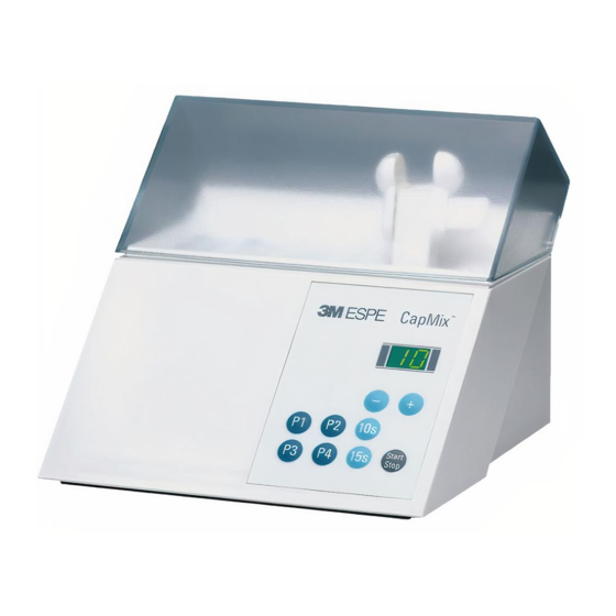 3M ESPE CapMix Instrucciones De Servicio