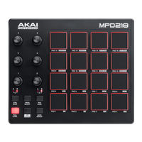 Akai Professional MPD218 Guia Del Usuario