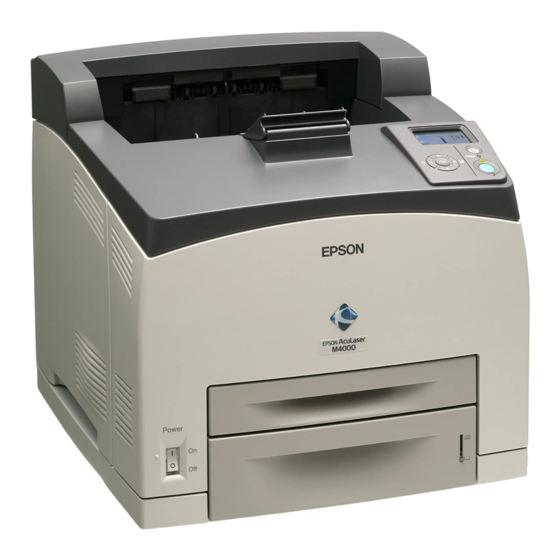 Epson AcuLaser M4000 Serie Manual De Usuario