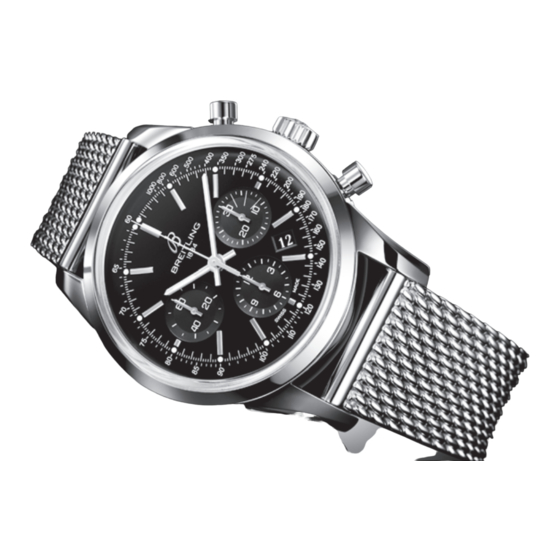 Breitling TRANSOCEAN CHRONOGRAPH Manual De Instrucciones