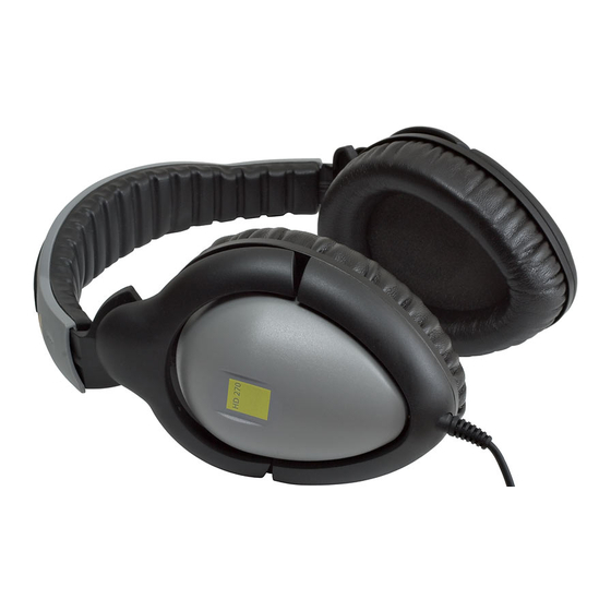 Sennheiser HD 270 CONTROL Instrucciones Para El Uso