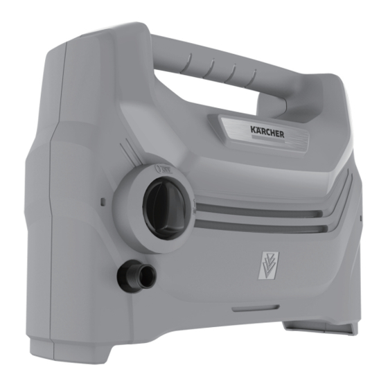 Kärcher K 1 Entry Manual Del Usuario
