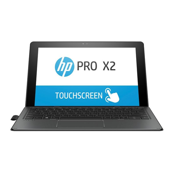 HP Pro x2 612 G1 Guia Del Usuario